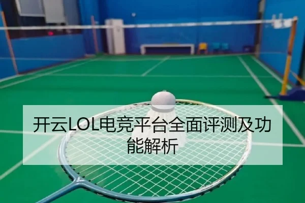 开云LOL电竞平台全面评测及功能解析